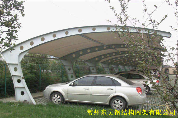 小型機關行政大樓膜結構車棚