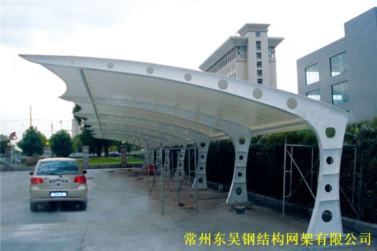 醫(yī)院學校行政大樓膜結構車棚