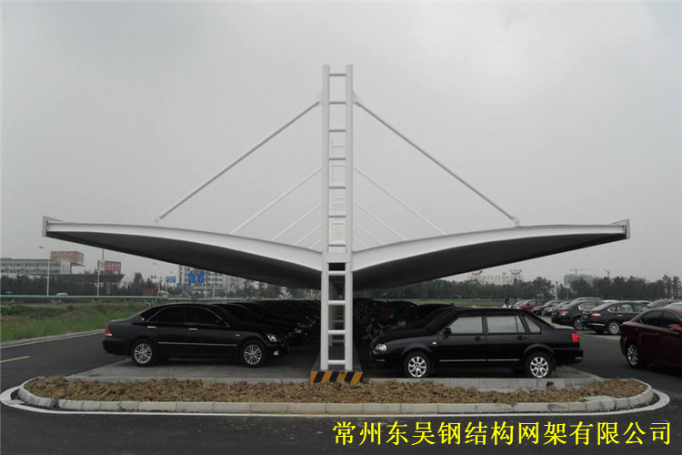 中小型機關行政大樓膜結構車棚