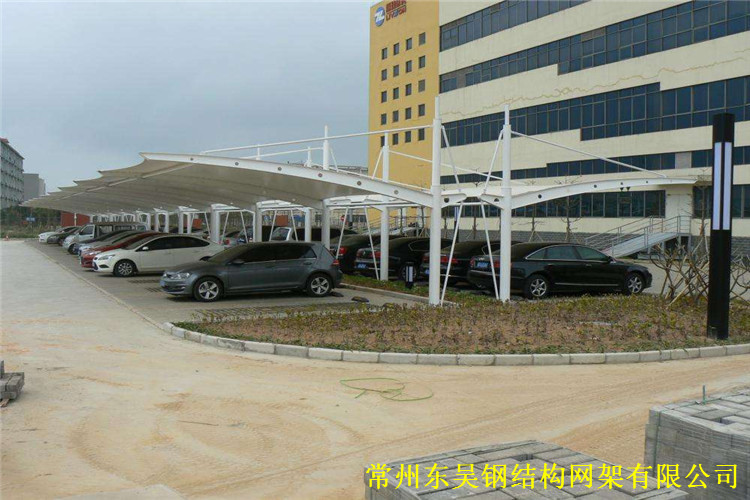 中小型學校醫(yī)院行政大樓膜結構車棚